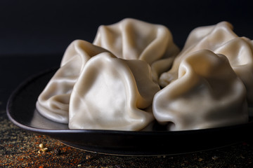 Wanton, khinkali, manti, dumplings.