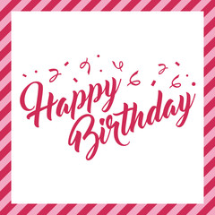 Happy Birthday Greeting Card