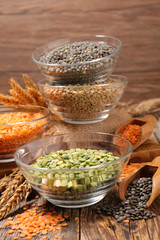 assorted lentils