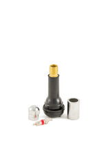 bus pipe, the air valve,  for the tubeless  on a white background