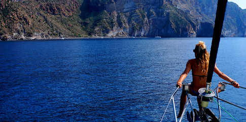 lipari aeolian island italy sicily