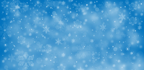 Snowy Christmas Background