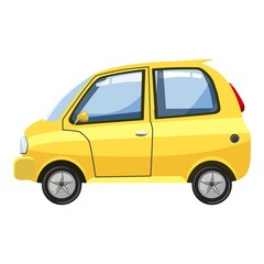 Car icon. Cartoon illustration of car vector icon for web design