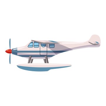 Hydroplane icon. Cartoon illustration of hydroplane vector icon for web design