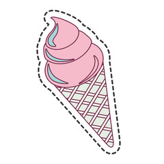 ice cream delicious icon vector illustration design