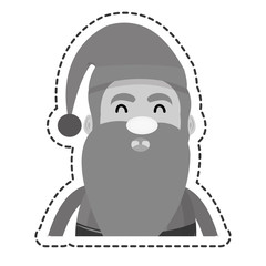 cute santa claus character vector illustration design