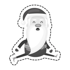 cute santa claus character vector illustration design