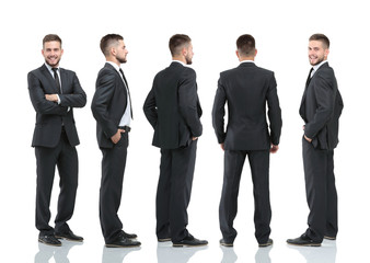 Collection of full length portraits of businessmen © ASDF