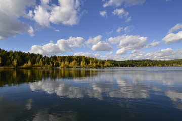 Озеро и облака (Лыткарино )