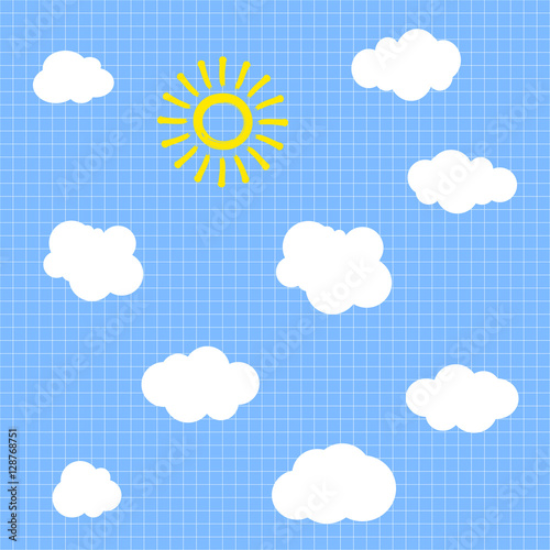 "Cartoony sky background" Stock image and royalty-free vector files on
