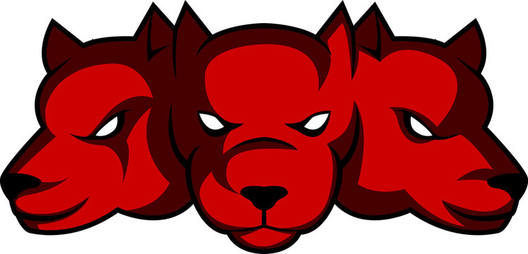 Isolated Angry Bull Head vector Illustration