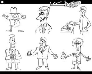 business set coloring page