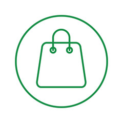 shop handle bag shopping sale store package outline thin line line
