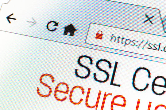 Https url address and lock symbol during SSL connection