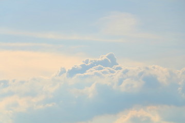 heavenly cloud with blue sky