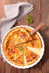 vegetarian quiche