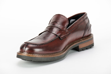 Details of shoe, isolated in studio