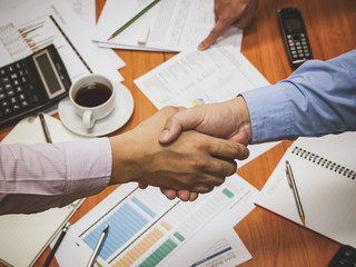 Business Team Teamwork Partnership, Together Concept.