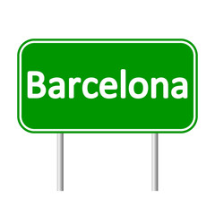 Barcelona road sign.