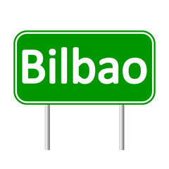 Bilbao road sign.