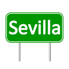 Sevilla road sign.