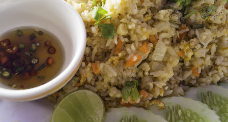 Thai food , fried rice .