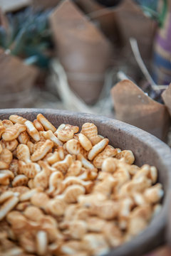 baked beans in a bowl