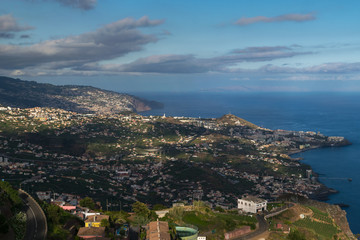 Fototapeta na wymiar Panorama Funchal, Madeira island, Portugal, Europe