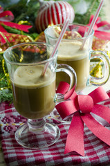 hot drink on holiday eve