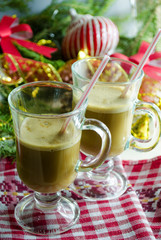 hot drink on holiday eve