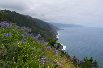 Coastline near Ponta Delgada, Madeira, Portugal, Europe