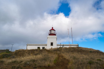 Lighthouse in Ponta do Pargo, Madeira, Portugal, Europe