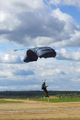 Dropping parachutists