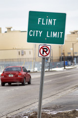 Flint City Limit Downtown