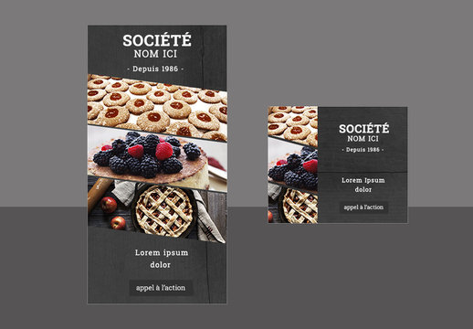 Mises en forme modernes pour banni&egrave;re web