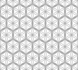 Seamless pattern from gray flowers.