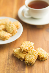 Sweet almond cookies.