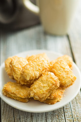 Sweet almond cookies.