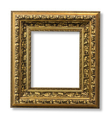 The antique gold fram