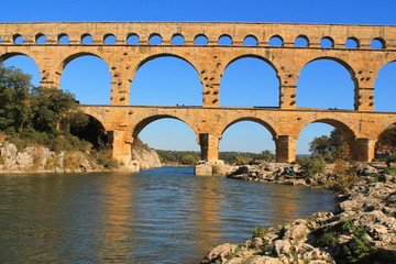 Fototapeta premium Le Pont du Gard, France