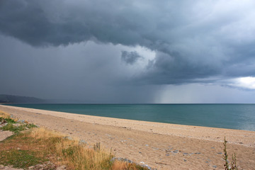 Storm over Slapton Sands, Devon