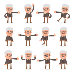 Professor Character making Presentation for using in Design