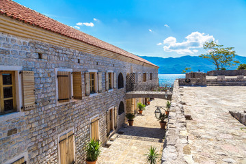 Citadel in old town in Budva