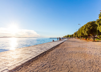Uferpromenade in Zadar, Kroatien