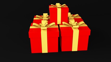 red gift