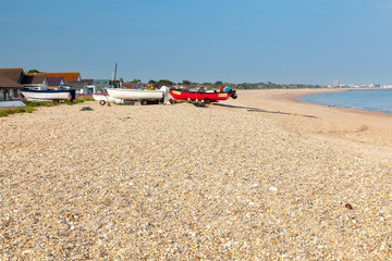 Fototapeta na wymiar Pagham Beach West Sussex