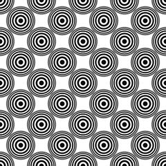 Seamless concentric circle pattern background