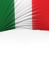 Flag Italy Colors, Italian 3D Flag (3D Render)
