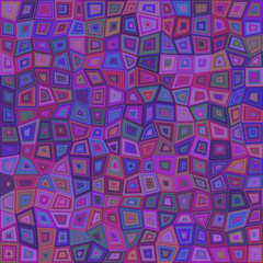 Colorful concentric rectangle mosaic background © David Zydd