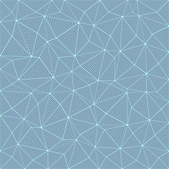 Striped triangle puzzle mosaic background